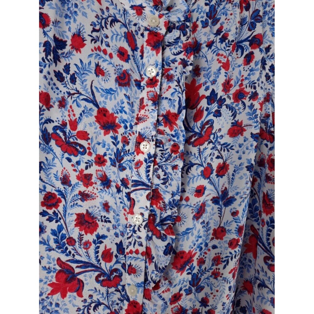 Ann Taylor Loft Floral Print Sleeveless Top Size XLP - Picture 4 of 12